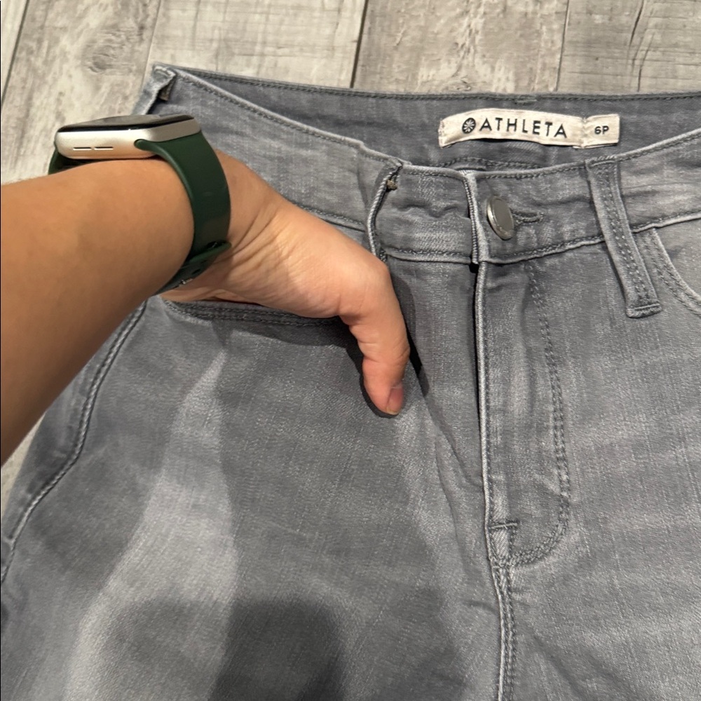 ATHLETA Gray Skinny Jeans - Picture 3 of 5
